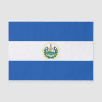 Patriotic El Salvador Flag