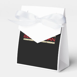 Patriotic Electrician American Flag Christmas Fars Favor Box
