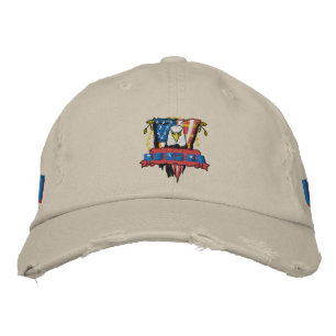 Patriotic Embroidery Embroidered Hat