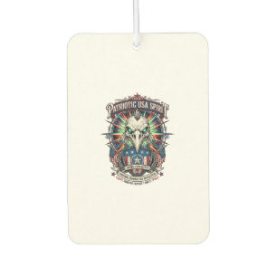 Patriotic End Of Days Eagle Skull Zombie Apocalyps Air Freshener