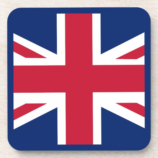 Patriotic English Flag Coaster (Front)