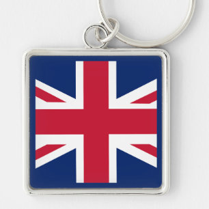 Patriotic English Flag Keychain