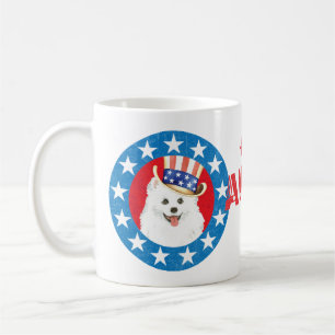 Patriotic Eskie Coffee Mug