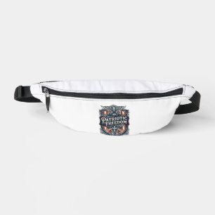 Patriotic Faith Family Freedom Vector Graphic Tee Fanny Pack