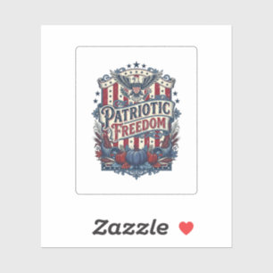 Patriotic Fall Harvest Vector Graphic Tee