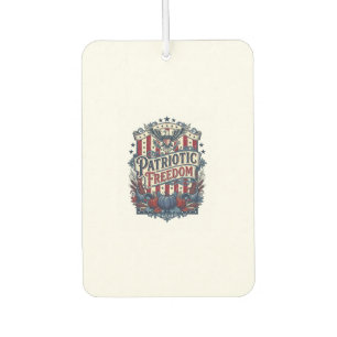 Patriotic Fall Harvest Vector Graphic Tee Air Freshener