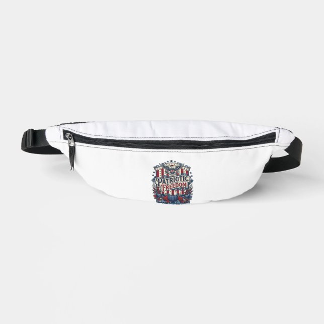 Patriotic Fall Harvest Vector Graphic Tee Fanny Pack (Front)