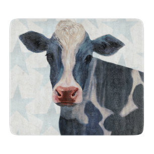Patriotic Farm - Cow Cutting Board