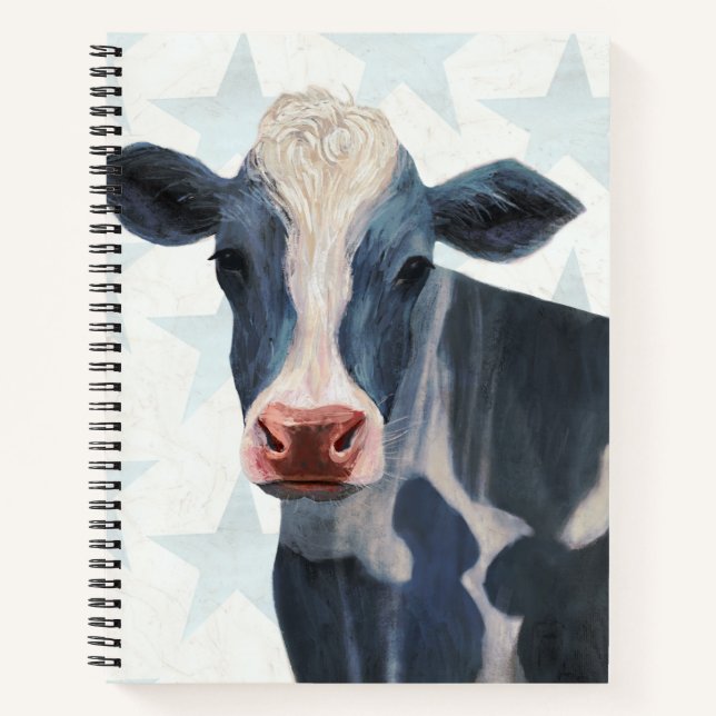 Patriotic Farm - Cow Notebook (Front)