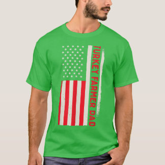Patriotic Farming Farm Agriculture Turkey Farmer D T-Shirt