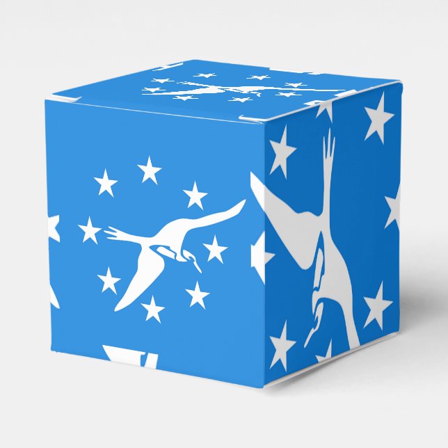 Patriotic favour box with Flag of Corpus Christi (Front Side)