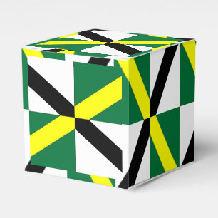 Patriotic favour box with Flag of Monterey