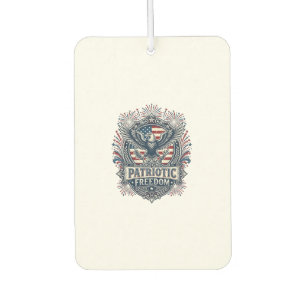 Patriotic Fireworks Festival Vector Graphic Tee_1 Air Freshener