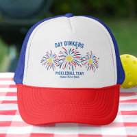 Patriotic Fireworks July 4th Pickleball Club Team