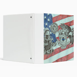 Patriotic First Responder Binder