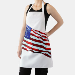 Patriotic Flag Apron