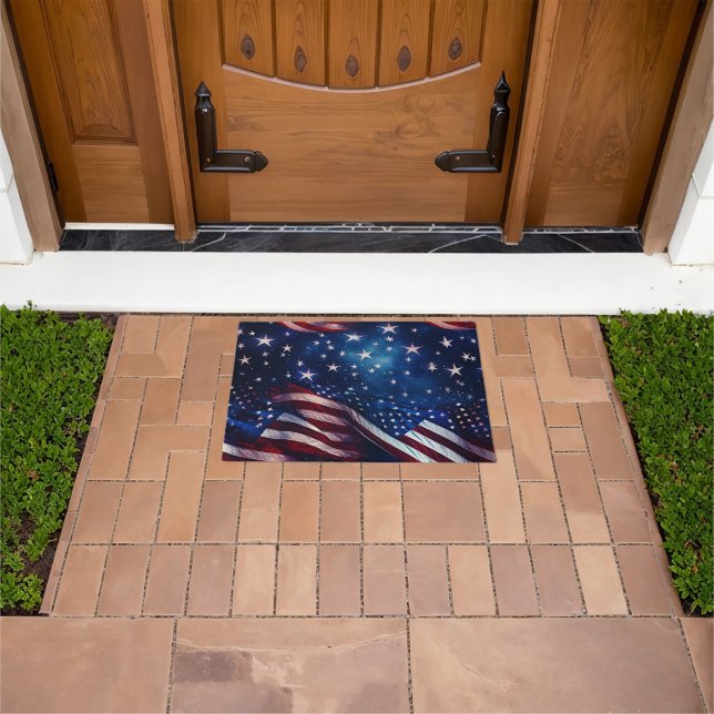 Patriotic Flag Doormat (Outdoor)