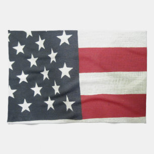 Patriotic Flag Kitchen Towel