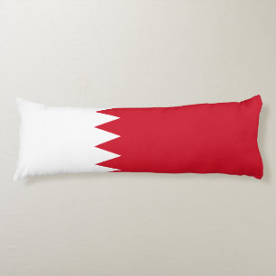 Patriotic Flag of Bahrain Body Pillow
