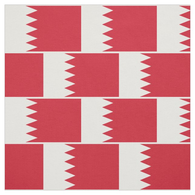 Patriotic Flag of Bahrain Fabric (Swatch)