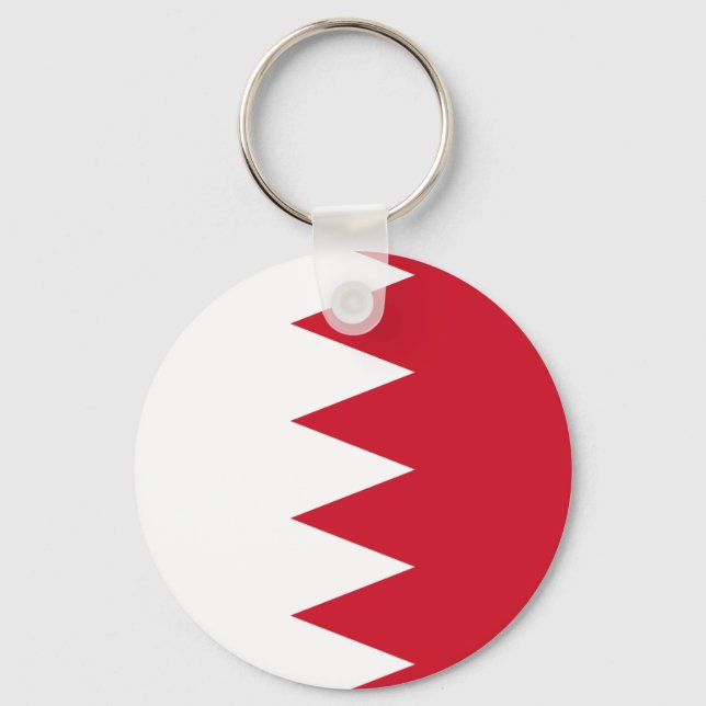 Patriotic Flag of Bahrain Keychain (Front)