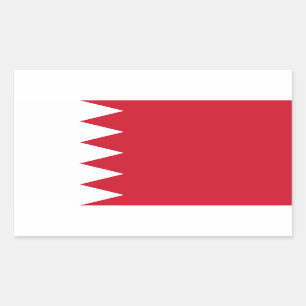Patriotic Flag of Bahrain Sticker