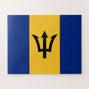 Patriotic Flag of Barbados Jigsaw Puzzle