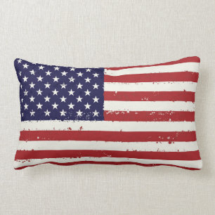 Patriotic Flag USA  - USA Flag Pillow
