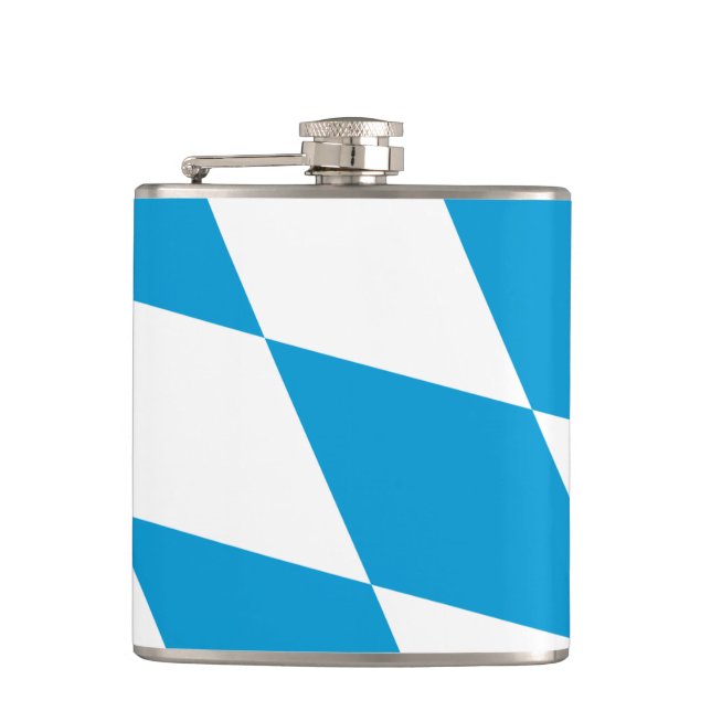 Patriotic flask with Flag of Bavaria, Germany (Front)