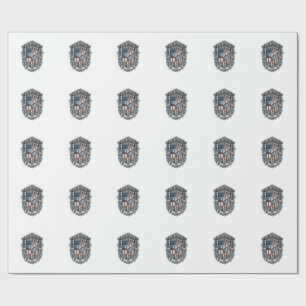 Patriotic Flea Market Picker Vector Graphic Tee Wrapping Paper
