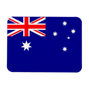 Patriotic flexible magnet with flag of Australia
