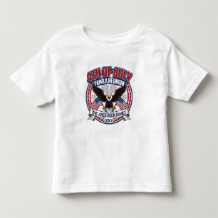 Patriotic Fourth of July Reunion Celebration Toddler T-shirt