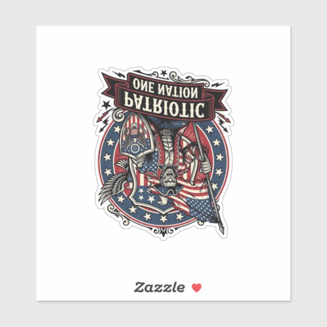 Patriotic Frankenstein Freedom Brute Horror Monste (Sheet)