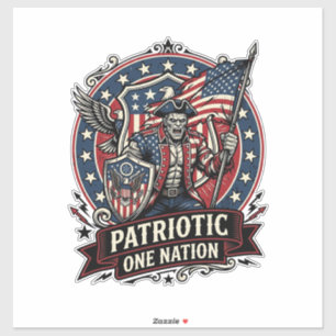 Patriotic Frankenstein Freedom Brute Horror Monste