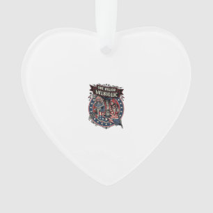 Patriotic Frankenstein Freedom Brute Horror Monste Ornament