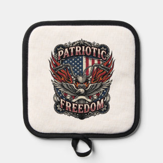 Patriotic Freedom Handlebars Biker Road Freedom Pa Pot Holder