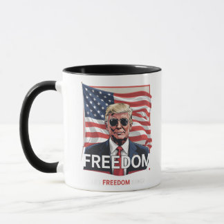 Patriotic Freedom Let Freedom Ring Mug