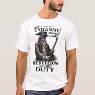 Patriotic Freedom Quote Revolutionary Style T-Shirt