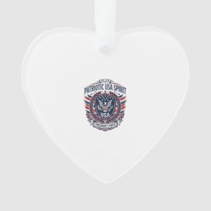 Patriotic Freedom Shield Liberty Icons & Symbols V Ornament