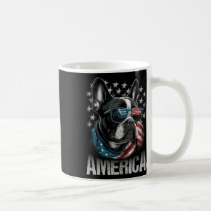 Patriotic Frenchie Dog American Flag 4th Of July 1 Coffee Mug