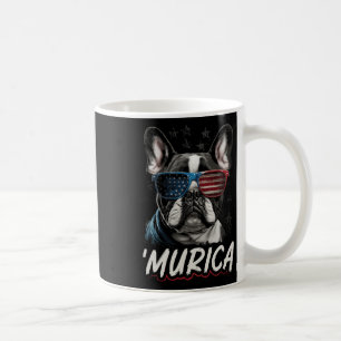 Patriotic Frenchie Dog American Flag 4th Of July 2 Coffee Mug
