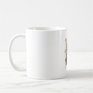 Patriotic Frog Vintage Engraving Vector Art_1 Coffee Mug