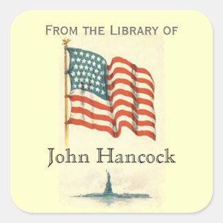 Patriotic "From the Library of" Sticker