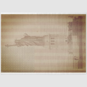 Patriotic Furniture Decoupage Tissue Paper