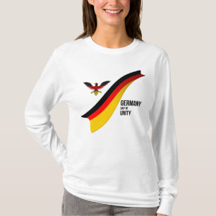 Patriotic German Flag, Germany Day Of Unity T-Shirt