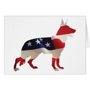 Patriotic German Shepherd