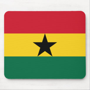 Patriotic Ghana Flag Mouse Pad