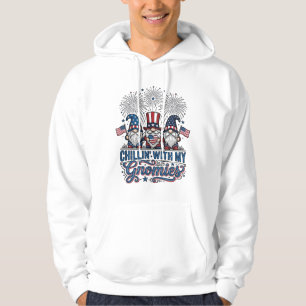 Patriotic Gnome Chillin With My Gnomies Shirt Desi