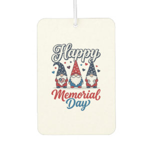 Patriotic Gnome Happy Memorial Day Vintage Shirt D Air Freshener