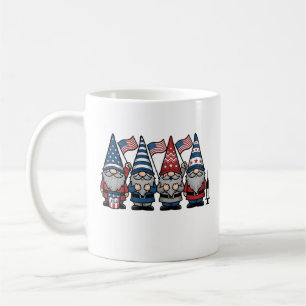 Patriotic Gnome Nurse Vector Vintage Engraving Des Coffee Mug